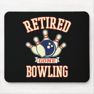 Tapis De Souris Cadeau de retraite drôle Boule de bowling Cadeau d