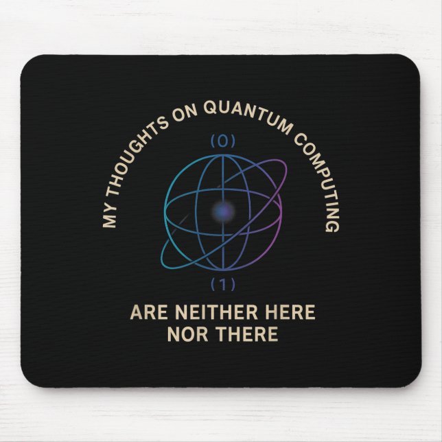 Tapis De Souris Cadeau de tige Ht pour l'informatique quantique de (Devant)