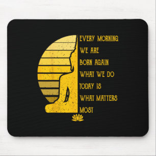 Tapis De Souris Cadeau de yoga méditation Bouddha Professeur de Yo