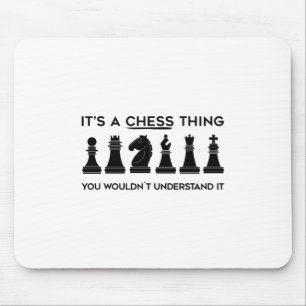 Tapis De Souris Cadeau d'échecs   Chess Player Chessboard Chess C
