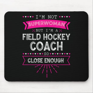 Tapis De Souris Cadeau d'entraîneur de hockey sur gazon Cadeau de