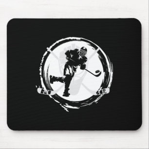 Tapis De Souris Cadeau d'entraîneur de patinoire de hockey sur gla