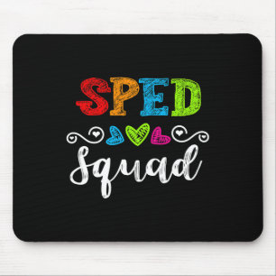 Tapis De Souris Cadeau d'équipe de rentrée pour enseignant d'éduca