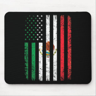 Tapis De Souris Cadeau Drapeau Mexique 4 Juillet États-Unis Améric