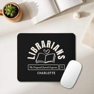 Tapis De Souris Cadeau drôle de bibliothécaire pour les amateurs d