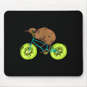 Tapis De Souris Cadeau drôle de cyclisme de motard Kiwi Nouvelle-Z