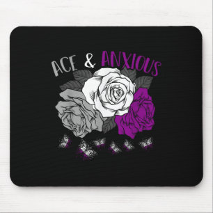 Tapis De Souris Cadeau drôle de drapeau aual ace aualité Fierté Lg