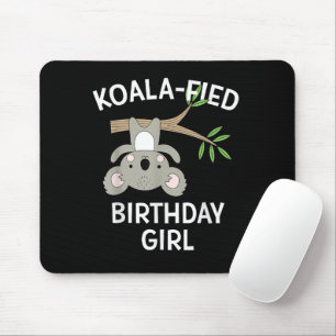 Tapis De Souris Cadeau drôle de fille d'anniversaire avec un koala