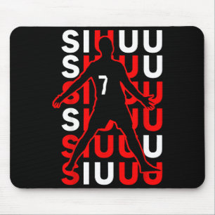 Tapis De Souris Cadeau drôle de foot Siuuuu pour les amateurs de f