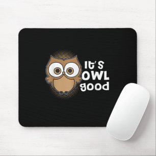 Tapis De Souris Cadeau drôle de hibou bon pour les amoureux des an