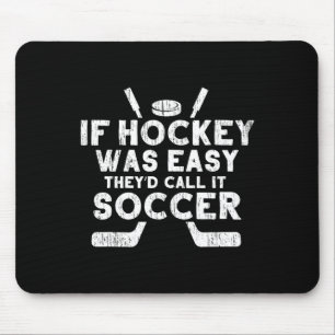 Tapis De Souris Cadeau drôle de joueur de hockey sur glace Gardien