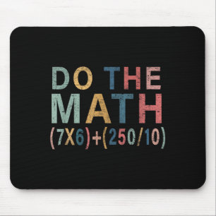 Tapis De Souris Cadeau drôle de mème de maths pour enseignant, hom