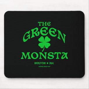 Tapis De Souris Cadeau drôle de Monsta vert Boston M New England S