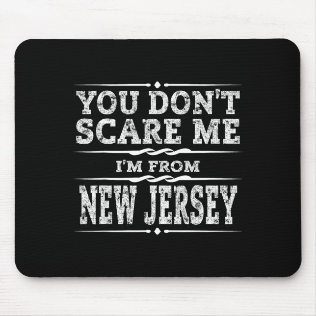 Tapis De Souris Cadeau drôle de Nouvelle-Jersey Maison Jardin État (Devant)