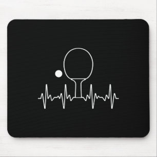 Tapis De Souris Cadeau drôle de ping pong pour hommes femmes Tenni