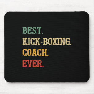 Tapis De Souris Cadeau drôle pour entraîneur de kickboxing Meilleu