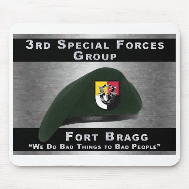 Tapis de souris cadeau du 3e groupe des forces spé (Devant)
