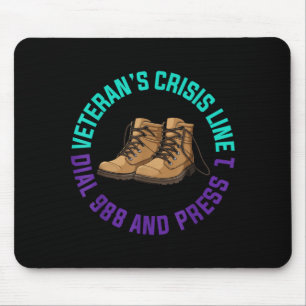 Tapis De Souris Cadeau du Mois de la sensibilisation des vétérans