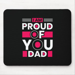 Tapis De Souris Cadeau fête des pères Je Suis Fière De Toi Papa