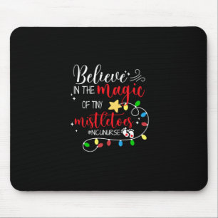Tapis De Souris Cadeau infirmière Croyez En La Magie