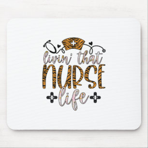 Tapis De Souris Cadeau infirmière Vivre Cette Vie Infirmière