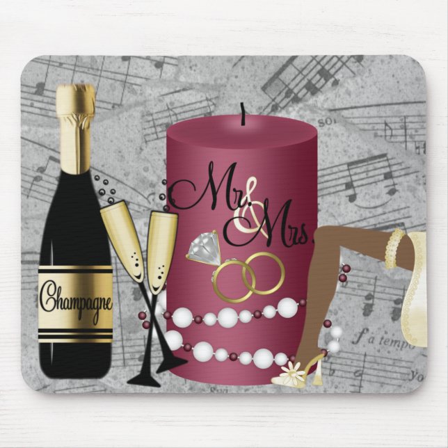 Tapis De Souris Cadeau mariage Mousepad (Devant)