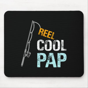 Tapis De Souris Cadeau Pap de petite-fille Petit-fils Reel Cool Pa