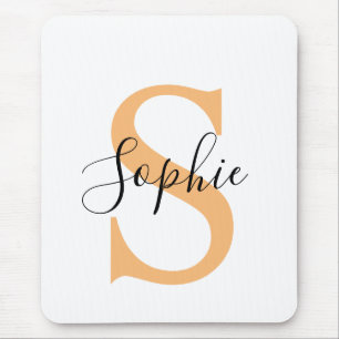 Tapis De Souris Cadeau personnalisé avec nom écriture élégante per