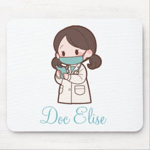 Tapis De Souris Cadeau Personnalisé d'Appréciation pour Médecin Mi