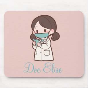 Tapis De Souris Cadeau Personnalisé d'Appréciation pour Médecin Mi