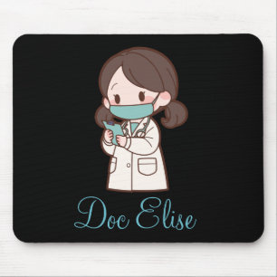 Tapis De Souris Cadeau Personnalisé d'Appréciation pour Médecin Mi