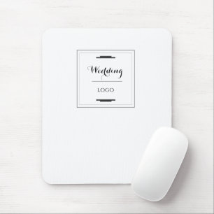 Tapis De Souris Cadeau Personnalisé Élégant de Mariage Moderne sur