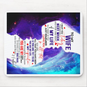 Tapis De Souris Cadeau Personnalisé Valentine Pour Femme Du Mari