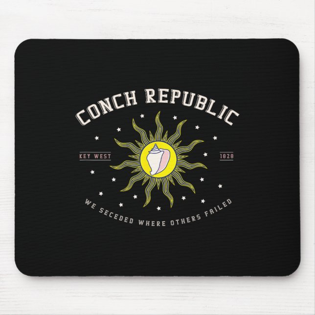 Tapis De Souris Cadeau plongée pêche République des conques Key We (Devant)