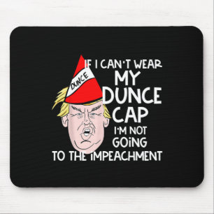 Tapis De Souris Cadeau politique anti-Trump Trump avec un chapeau