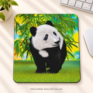 Tapis De Souris Cadeau pour amateur d'animaux mignon ours en peluc
