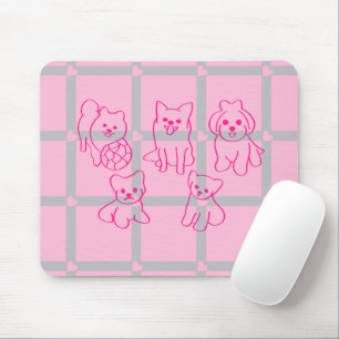 Tapis de souris cadeau pour amateur de chiots à mo