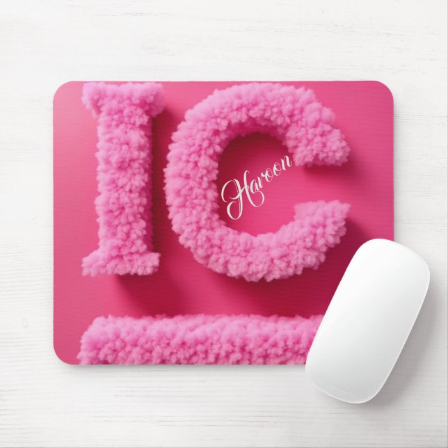Tapis De Souris Cadeau Pour Haroon Modern 3D Photo Grid (Avec souris)