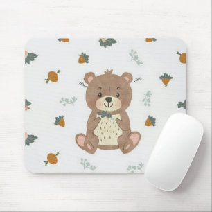 Tapis De Souris Cadeau Pour Haroon Moderne Aquarelle Grille Souris