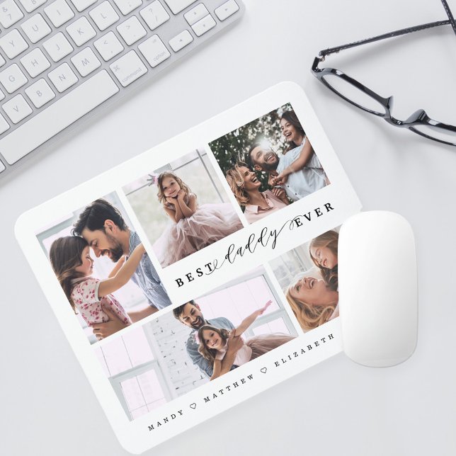 Tapis De Souris Cadeau Pour Meilleur Père Jamais Famille Moderne C (Créateur téléchargé)