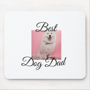 Tapis De Souris Cadeau simple photo animal coloré nom chien Papa