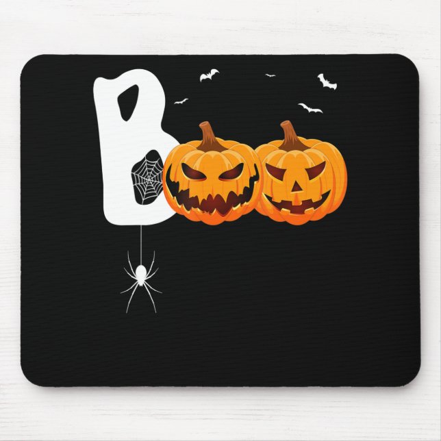 Tapis De Souris Cadeau Spider | Araignée Citrouille d'Halloween (Devant)
