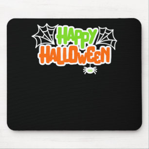 Tapis De Souris Cadeau Spider Happy Halloween coloré mignon arai