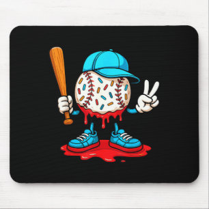Tapis De Souris Cadeaux Baseball Drip Style de vie de baseball 101