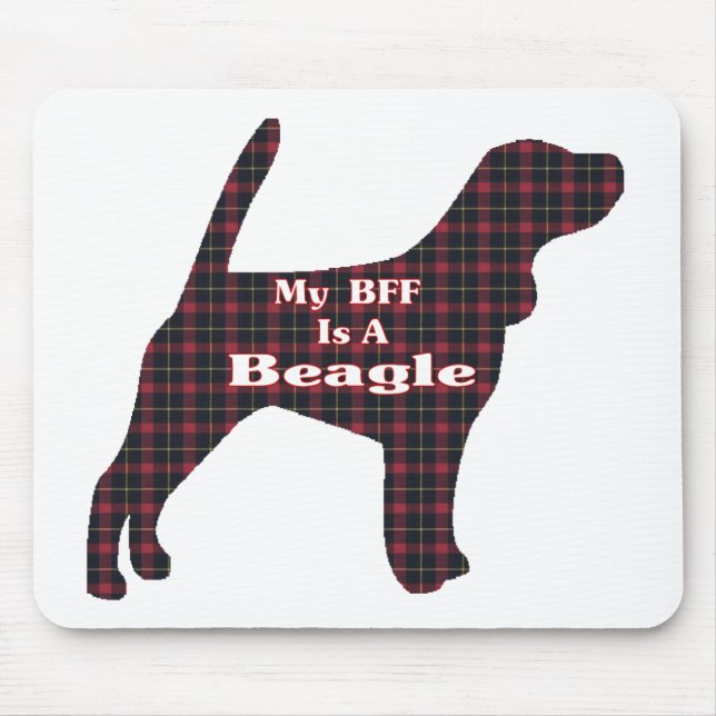 Tapis De Souris Cadeaux beagles (Devant)