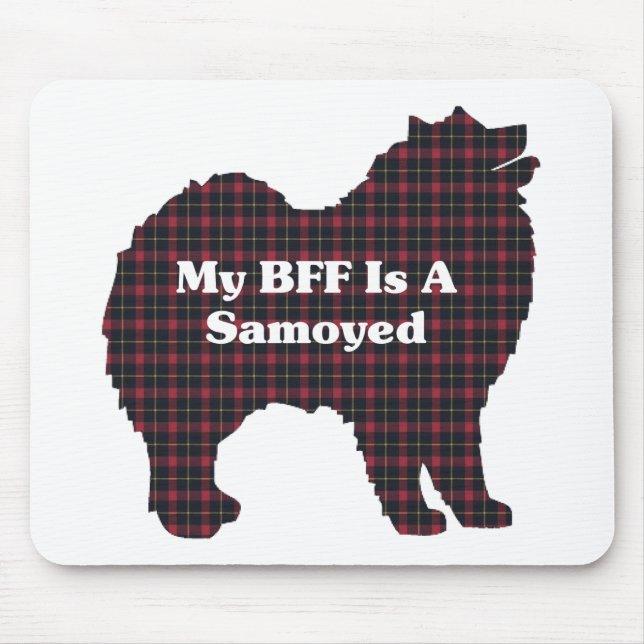 Tapis De Souris Cadeaux BFF Samoyé (Devant)