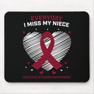 Tapis De Souris Cadeaux Cancer du Sang Produits Nièce Myélome Mult