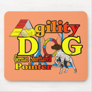 Tapis De Souris Cadeaux d'agilité pointé allemand