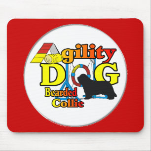 Tapis De Souris Cadeaux d'agilité pour Colley barbu