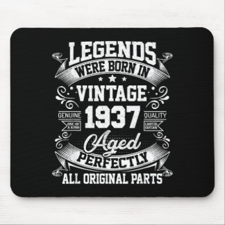Tapis De Souris Cadeaux d'anniversaire vintage 90 Hommes Femmes 90